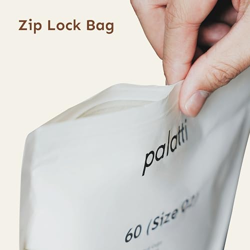 Image of Palatti 102 Trapezoidal Cone Coffee Paper Filters (100 count) for #2, 1x2 and 102 Style in Size 2 Pour Over Makers and Drippers, with Reclosable Zip Bag as a Convenient Filter Holder