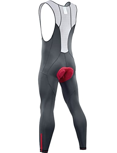 Image of qualidyne Men's Cycling Bike Bib Long Pants Cycling Tights with 3D Breathable Pad, Excellent Performance & Better Fit