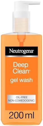 Neutrogena Face Wash, Deep Clean Gel, brightens & clarifies dull,...