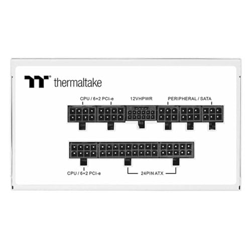 Thermaltake Toughpower Gf A3 Snow Atx 3.0 80+ Gold - vue 6