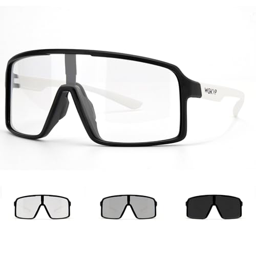 Lunettes de cyclisme photochromiques UV400 pour homme et femme