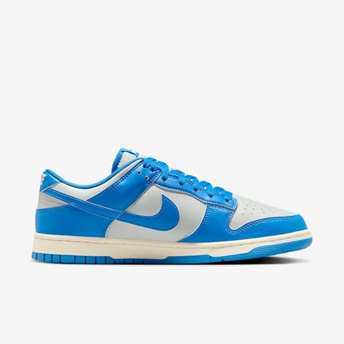 Nike Dunk Low Retro Men's Shoes (HF5441-002, Light Silver/Sail/Light Photo Blue)3
