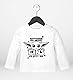 MoonWorks Baby Langarm-Shirt Baby Yoda Parodie 1/2 Geburtstag Spruch Geburtstagsshirt Bio-Baumwolle Junge/Mädchen 1 ich jetzt Bin weiß 92/98 (16-24-Monate)