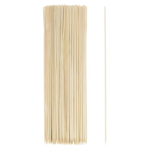 HARFINGTON 900pcs Bamboo Skewers Sticks 14 Inch 3mm Dia Natural Wooden Cocktail Picks for Barbecue Appetizers Grilling Fruit