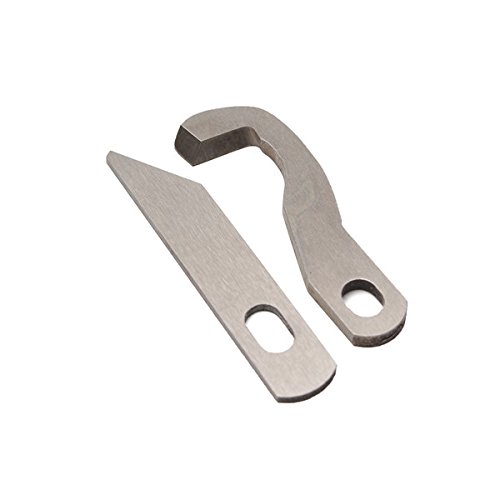 Preisvergleich Produktbild KUNSE 2Pcs Oberes Und Niedrigeres Nähserger Overlock Cutter Blade