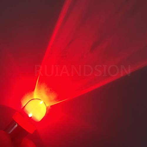 2 piezas de bombillas LED BA9S rojas 12V para coche miniatura 6