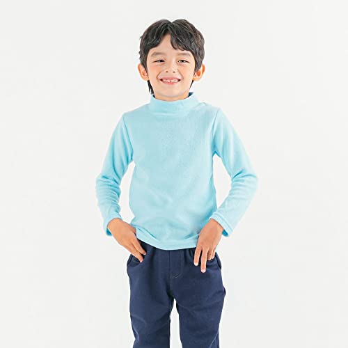 Ozkiz Toddler Boy Girl Long Sleeve Turtleneck Warm Fleece Soft Winter Tshirt for Girls Kids3