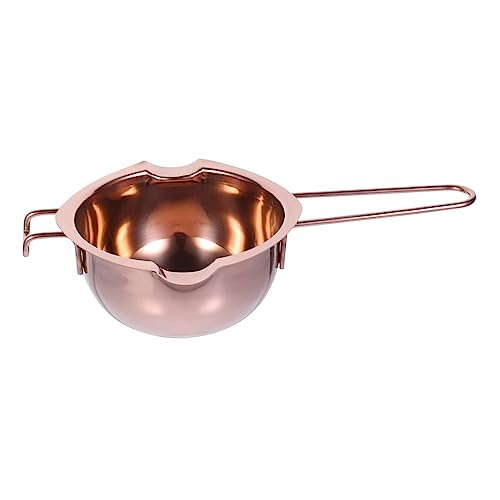 HOLIDYOYO Bakery Melting Container Melting Tool 2 Spouts Easy to Carry Non-slip Handle for Cheese Chocolate