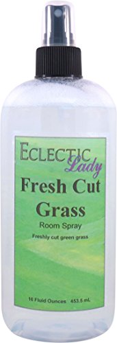 Fresh Cut Grass Room Spray, 16 Ounces, No Artificial Colors, Parabens, or Preservatives - Fragrant Aromatic Room Mist For Home, Room, Office
