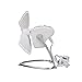 Caframo Chinook, 2-Speed Desk Fan, Cage Free, Easy To Clean Soft Blades, Canadian Made, 8.8