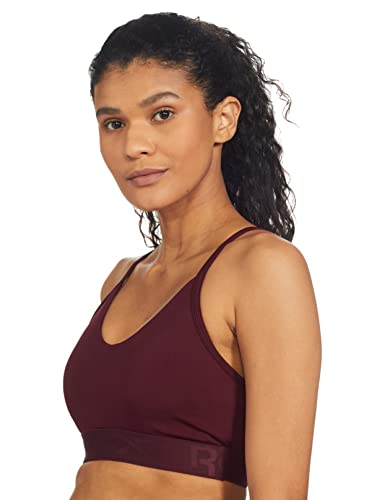Image of Reebok Women's Polyester Lightly Padded Wire Free Standard Sports Training Bra