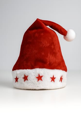 allthethings Weihnachtsmütze mit LED-Beleuchtung für Erwachsene -...