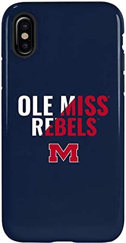 Skinit Pro Phone Case Compatible with iPhone X - Officially Licensed University of Mississippi Ole Miss Rebels Design