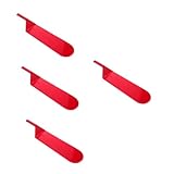 BESTonZON 4 Stück Spielkartenschaufel heriditary Spielkarten Spieltisch Zubehör Karten mischmaschinen Pokerkarten Kartenspielen Kunststoffhändler Tischschaufel Plastik