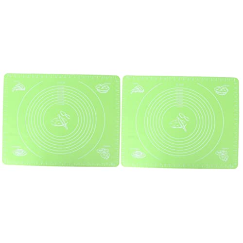 OQHAIR 2 uds tapete para Hornear macarrones, tapete para Hornear Galletas, moldes para Hornear de Silicona, tapete para amasar Pasteles, tapete para Hornear Reutilizable, tapete para Horn