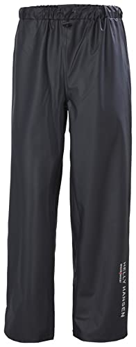 Helly-Hansen Workwear Voss Men's Waterproof Rain Pants - Elastic Waist, Adjustable Hem - Reflective Safety Waterproof Pant