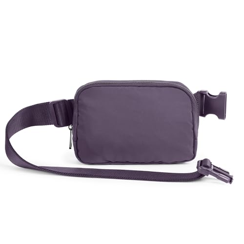 Image of ODODOS Unisex Mini Belt Bag with Adjustable Strap Small Fanny Pack for Workout Running Traveling Hiking, Navy Cosmos