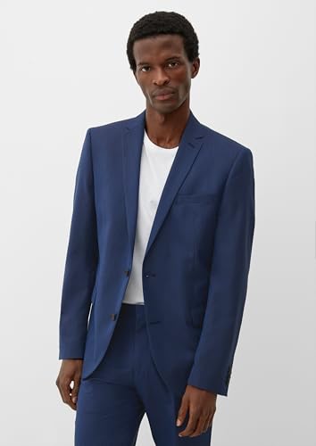 s.Oliver BLACK LABEL Slim Fit: Stretch-Sakko Blue dots 46 – Ansicht 6