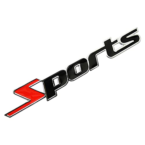 JINGLING 3D Métal Sport Logo Autocollant De Voiture Sport Voiture Côté Fender Arrière Tronc Emblème Badge Autocollant Stickers