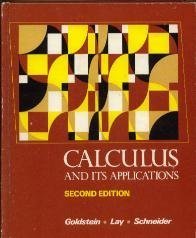 Calculus and its applications 013111963X Book Cover