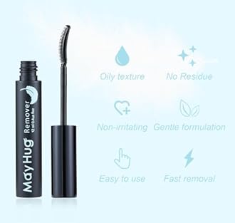 Mayhug Lash Remover for Natural Lash Extensions 12ml Cluster Lash Glue Remover Lash Remover for Cluster Lashes Clear Lash Cluster Remover Easy Removal Gentle Eyelash Remover for Lash Extensions