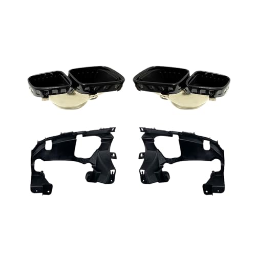 Silencieux d'échappement arrière pour Mercedes GLE53 GLE63 AMG W167 2020-2022 quad noir