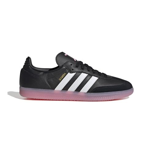 adidas Samba Licensed Indoor Soccer Shoe - Unisex, Soft Leather Upper, Iconic Teams (Juventus, US Footwear Size System, Adult, Men, Numeric, Medium, 9.5)