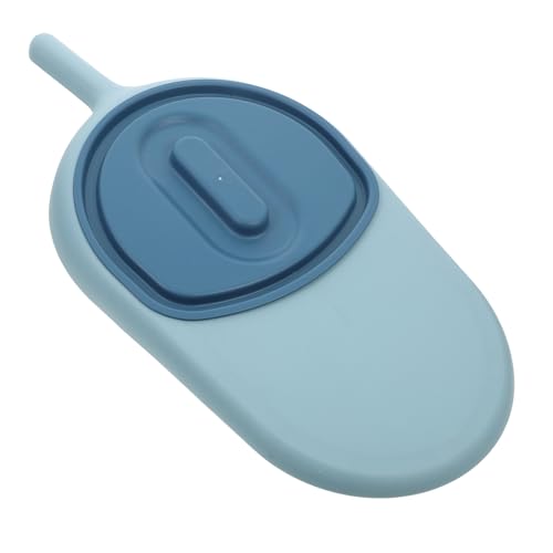 SOPOTUTU Bassin De Lit Inclinable Avec Couvercle Pour Femmes Âgées Et Patientes Alitées Urinoir Portable Bleu Design Ergonomique Antidébordement Pp Sécurisé