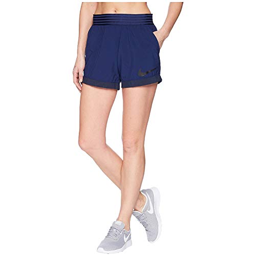 Nike Women`s 4'' Flex Training Shorts (Royal Blue(891974-429)/Black, X-Large 4)