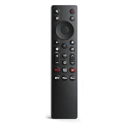 RC923A FMB1 Voice Remote Control Replacement Compatible with TCL 2025 4K OLED Smart TV Models 50QM6K 55QM6K 55QM7K 65QM6K 65QM7K 75QM6K 75QM7K 85QM6K 85QM7K 98QM6K 98QM7K