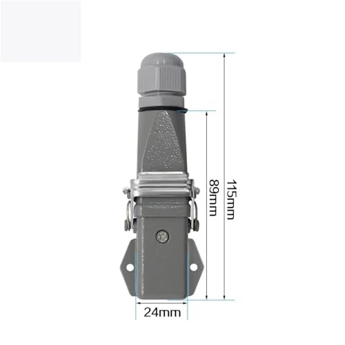 Heavy Duty Connector 5 (4 + 1) 10A 250V HA-005-3 miniatura 4