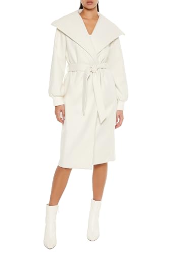 Forever 21 Women's Longline Tie-Waist Coat