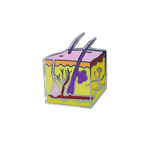 Jim Clift Design Skin Enamel Lapel Pin