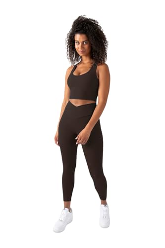 Image of YITTY Active Sports Bra Tank, Tank Top for Women with Built-in Bra, Racerback, Removable Cups, Low-Impact Yoga and Gym