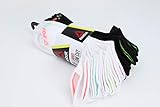 Reebok Women's Ultralight Low Cut Socks, Size 9-11, (Pack of 10) (black,white)
