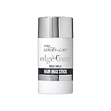 KISS COLORS & CARE Hair Wax Stick, 2.47 OZ (Coconut) - Effortless Edge Styling, 24 Hour Hold, Non-Oily, Flake-Free, Biotin B7 & Shea Butter, Sleek Results, Tames Flyaways, Promotes Hair Growth