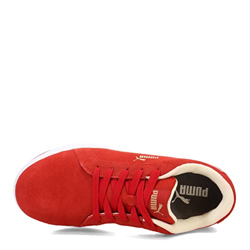 Image of Puma Women's Iconic Suede Composite Toe Industrial Shoe, Red Eh, 6.5