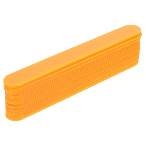 Anneome 20 piezas Depresores de de Plástico para Mango Ergonómico Herramientas Multifuncionales para Entrenamiento Oral y Limpieza Bucal