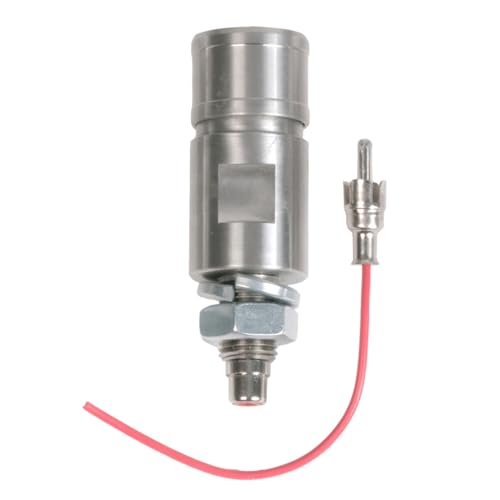 Warning Whip Base - Quick Disconnect | For Powered Whip | Threaded Connection | Stainless Steel | Includes HP.2 Power Cable | Driver Industrial Opcco LLC SWQD-R