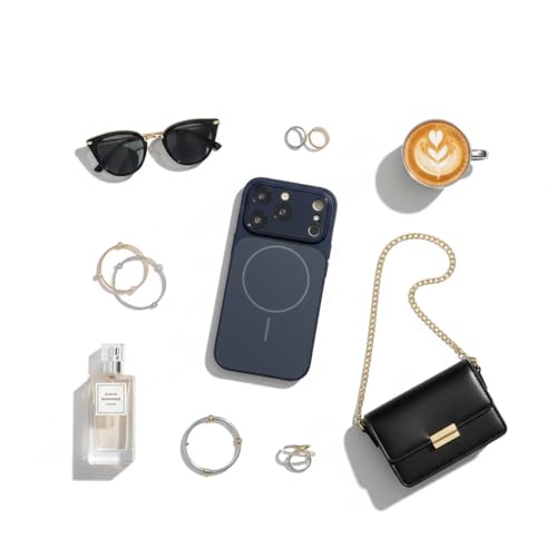 Image of Back Cover Converter Case for iPhone 14 Pro / 15 Pro /Pro Max Converter Kit to Transform for 17 Pro & 17 Pro Max (Midnight Blue, iPhone 14 Pro)