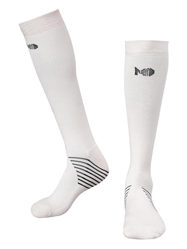 Image of Mint & Oak Bamboo Compression Socks For Men & Women, Sports Socks - Odour Free & Superior Grip, Running, Hiking, Cycling, Boosts Blood Circulation & Recovery