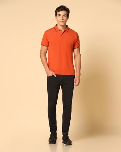 Image of INKKR Men's Solid Regular Fit T-Shirt