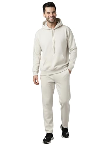 Image of Mack Jonney Solid Track Suit for men | Co-ord Set | Warm Fleece Tracksuit Set | Full Sleeve Hoodie