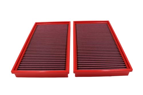 Image of BMC Replacement Panel Air Filters for Ferrari 599 GTB Fiorano 07-12, for Purosangue 22+, FB487 /20 Full Kit Two Filters Included
