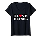 I Love Elysee Shirt For Girlfriend Boyfriend