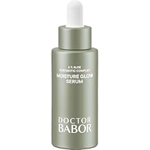 BABOR Microbiomic Moisture Glow Serum, Probiotic Face Serum with Light Reflecting Pigments to Give Skin Radiant Glow, Hyaluronic Acid & Aloe Vera for Plump Moisturized Skin, 1 oz