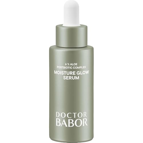 BABOR Microbiomic Moisture Glow Serum Probiotic Face Serum with Light Reflecting Pigments to Give Skin Radiant Glow Hyaluronic Acid & Aloe Vera for Plump Moisturized Skin 1 oz