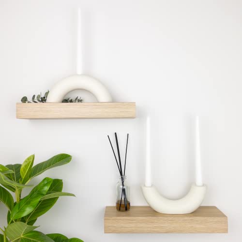 Aerlo CERAMCANDELAB Ceramic Candle Holder Set - Decorative Candle Stick Candle Holders - Modern Decor For Dining Table, Living Room Coffee Table thumb #2