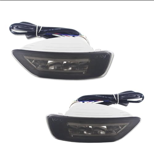 Feux arrière à LED haute visibilité avec lentille rouge pour Jeep Compass et WK2