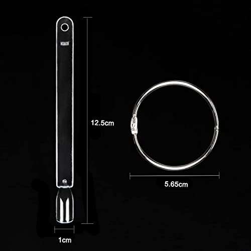 Clyhon 100 Stück Farbkarte Nagellack Board-Nail Art Falsche Nail Stick Praktikability Pattern Practice Practice in Fächerform Nail Art Display-Tabelle